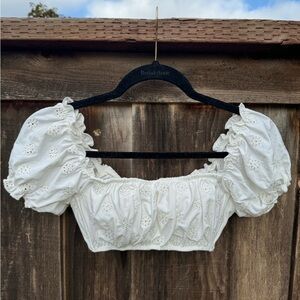 White Crop Top/ Bikini Top🤍🪽